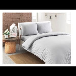 Duvet Cover - Turkish Cotton, Grey